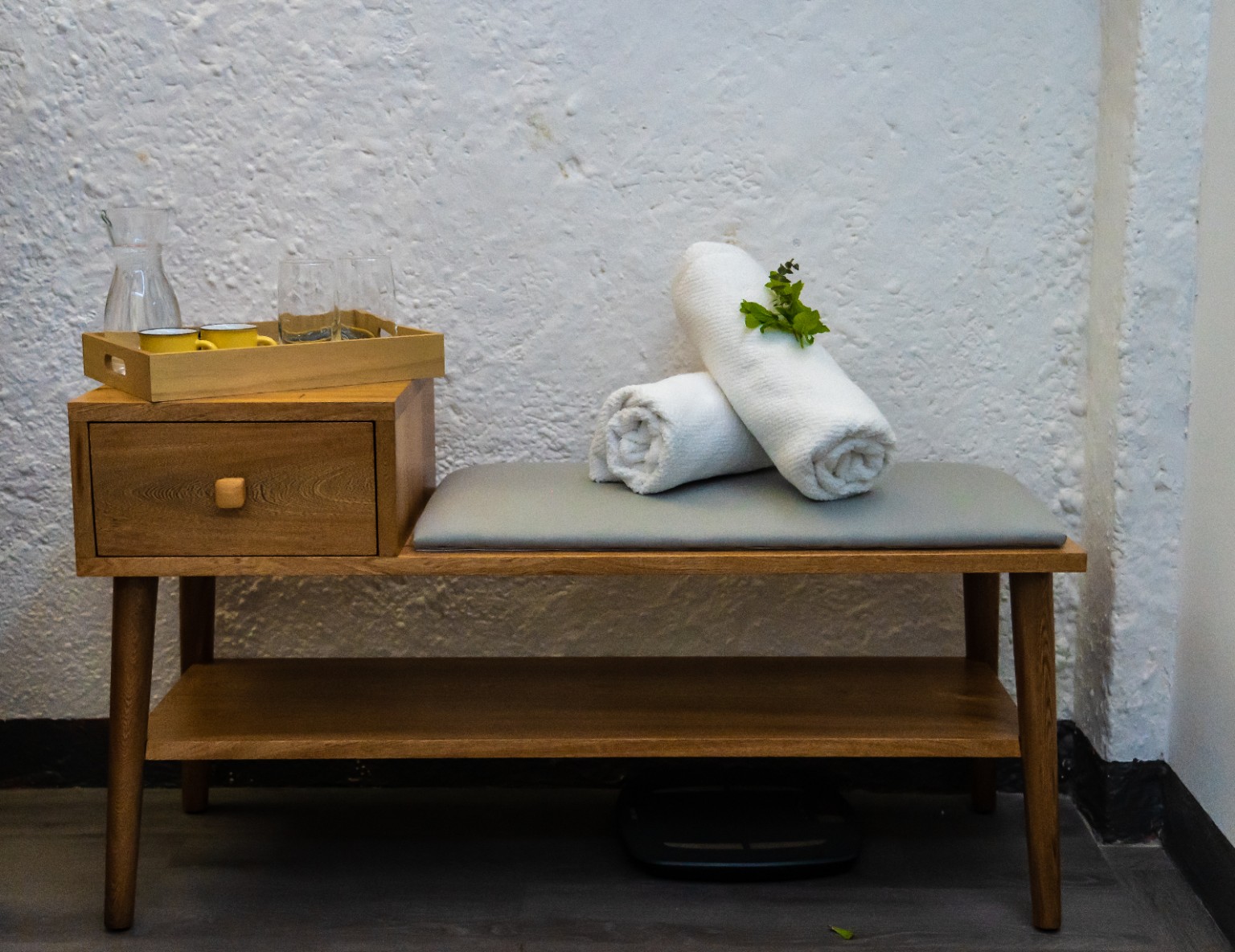 Detalles preparados para recibir a los clientes